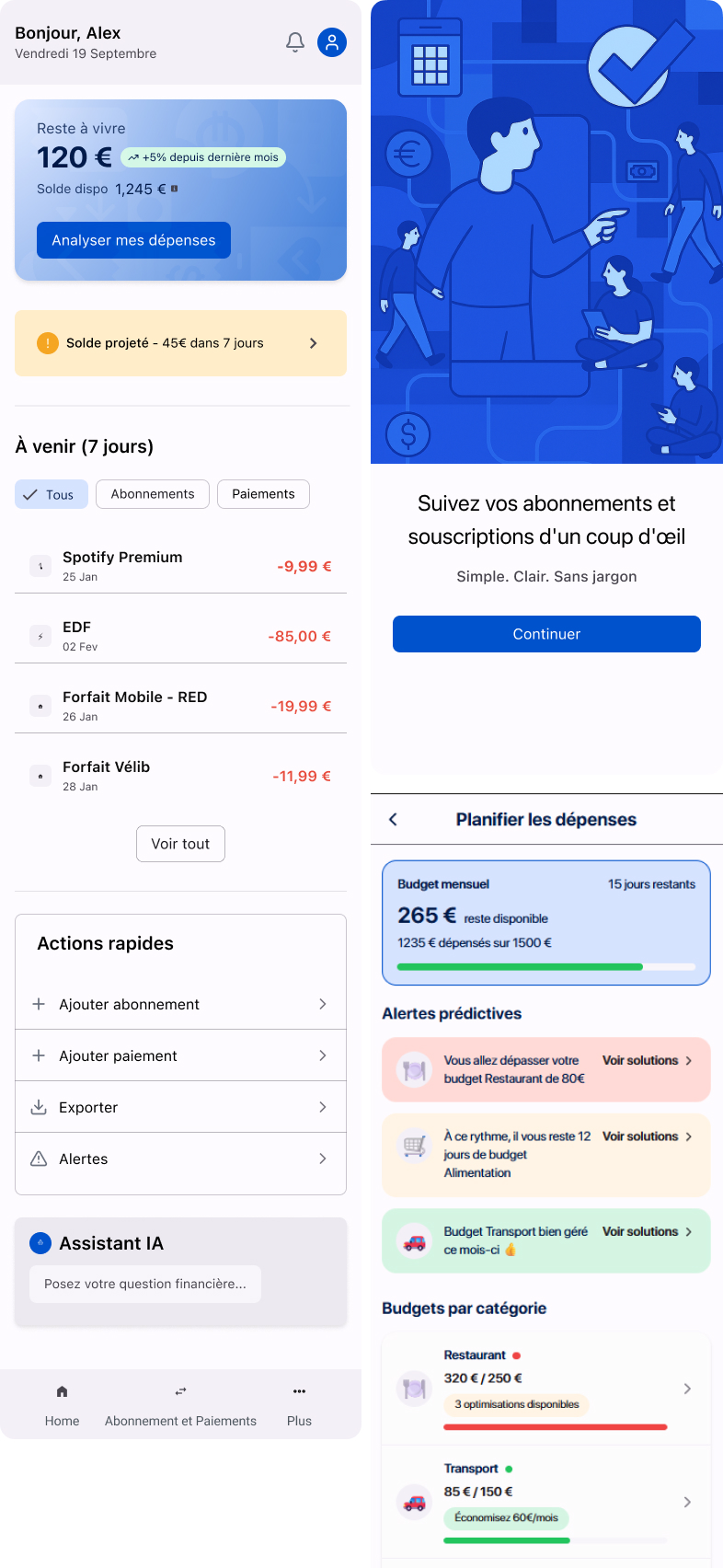 Fluxia Finance App Preview