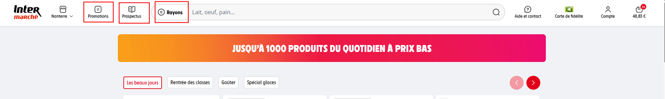 New Nav bar